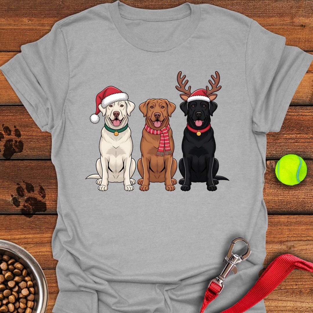 Labrador Christmas T-Shirt Sweet Dog Clothing Unique Gifts For Dog Lovers