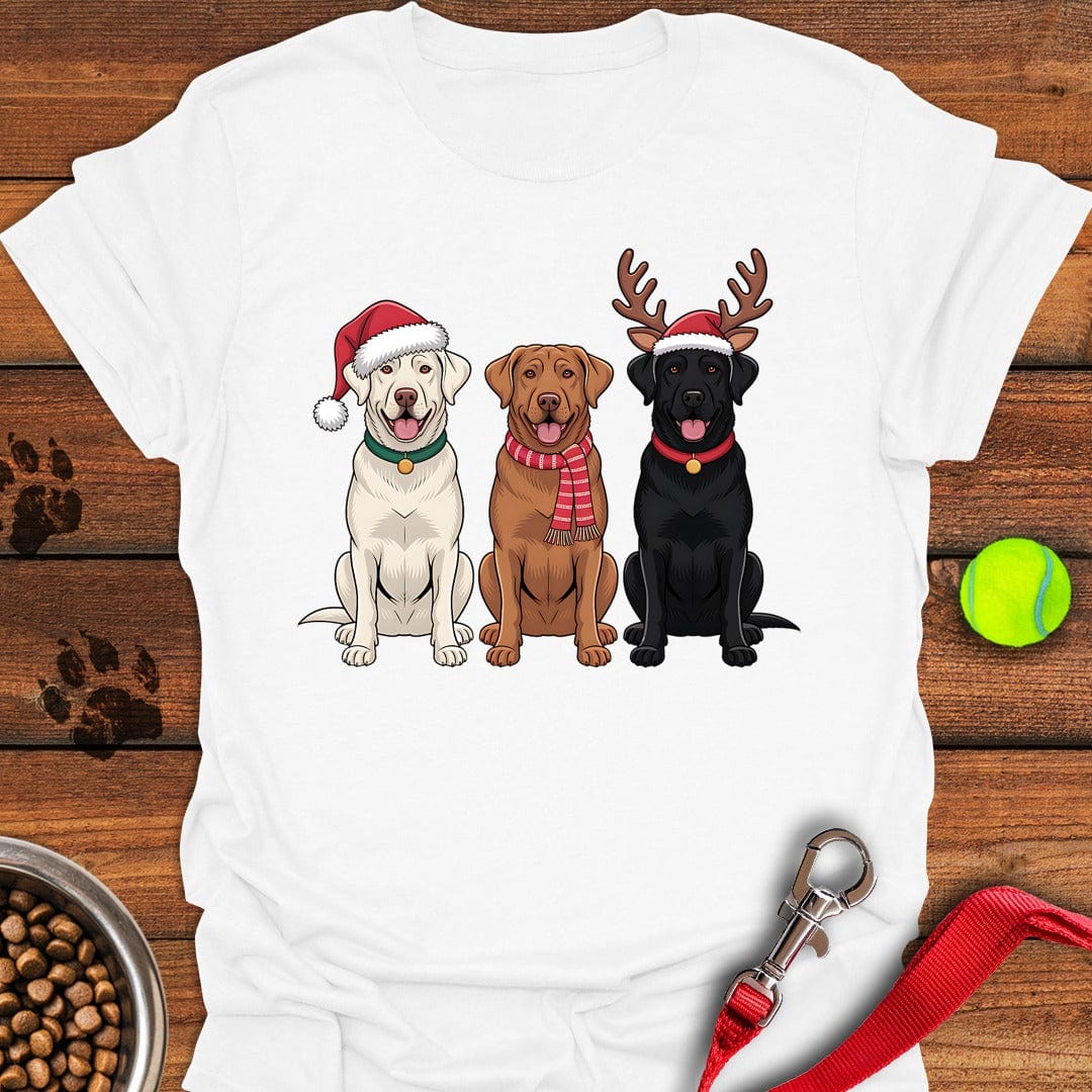 Labrador Christmas T-Shirt Sweet Dog Clothing Unique Gifts For Dog Lovers