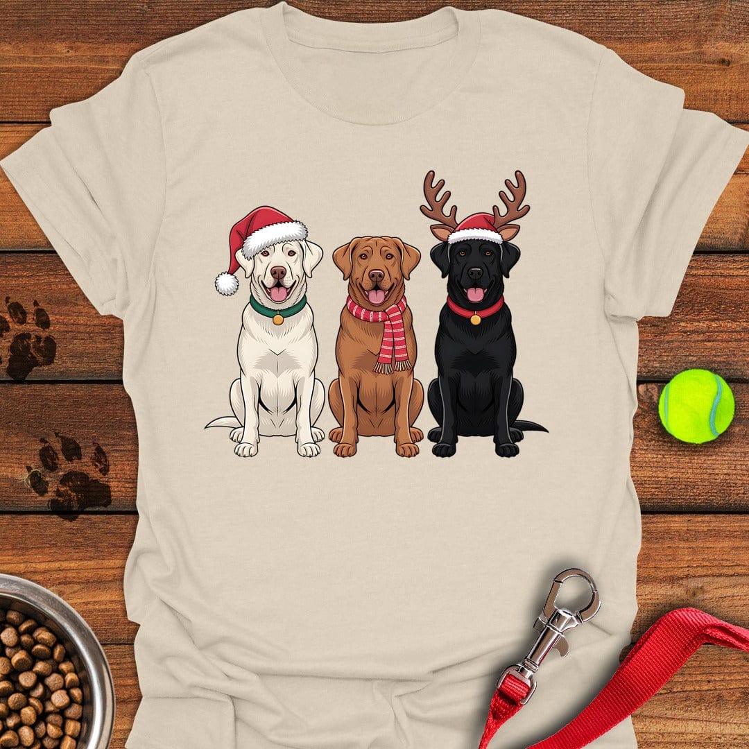 Labrador Christmas T-Shirt Sweet Dog Clothing Unique Gifts For Dog Lovers