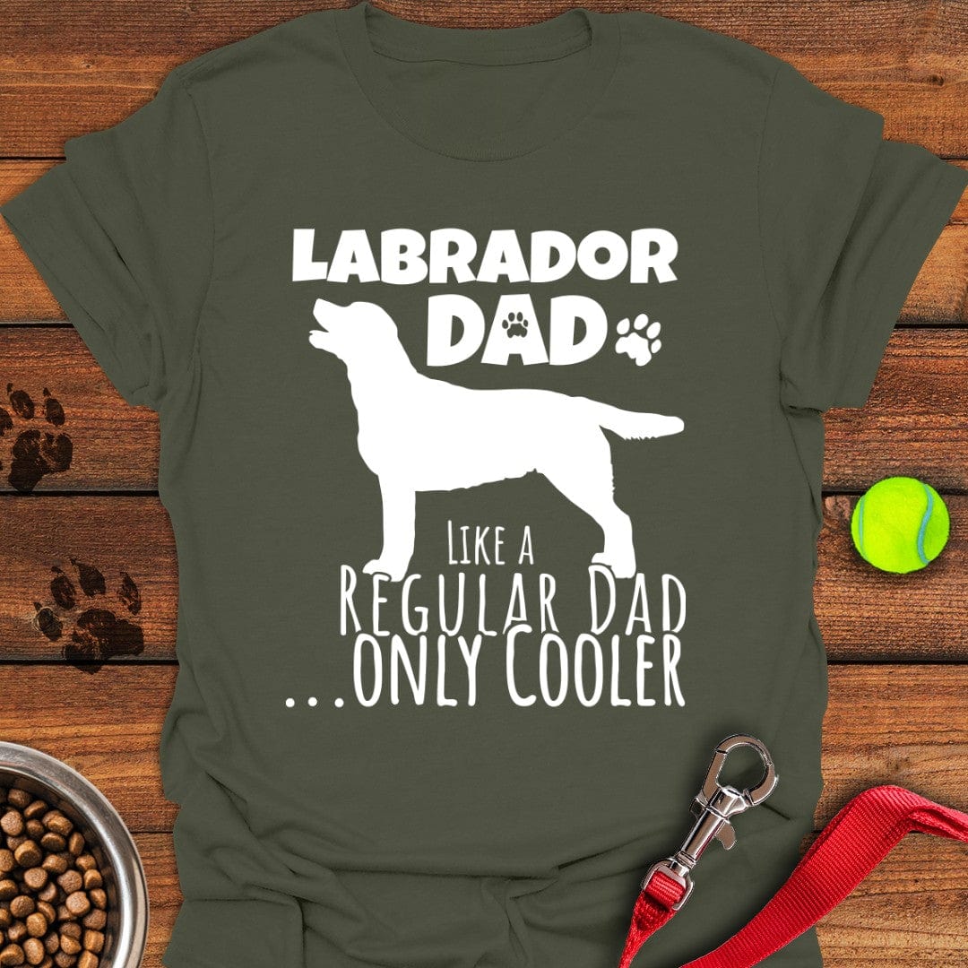 Labrador Dad T-Shirt Stylish Dog Clothes Best Presents For Dog Owners