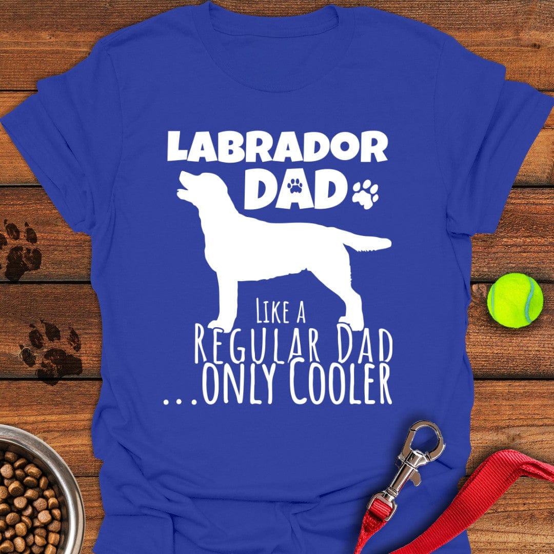 Labrador Dad T-Shirt Stylish Dog Clothes Best Presents For Dog Owners