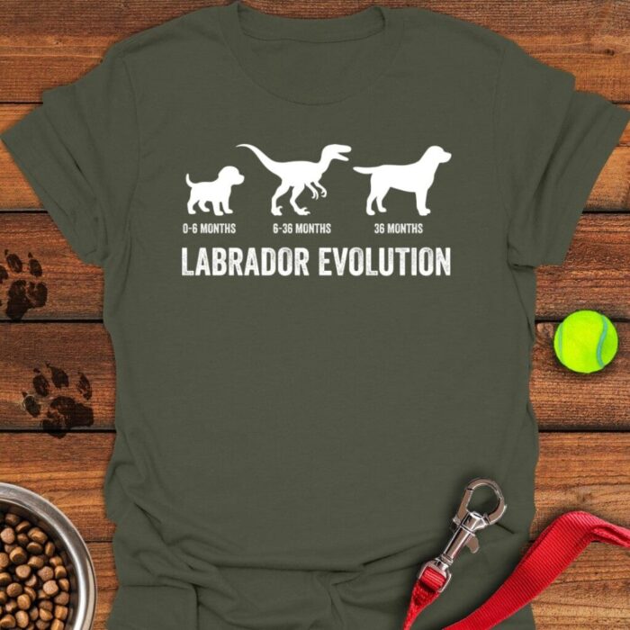 Labrador Evolution T-Shirt Gifts For Labrador Retriever Lovers