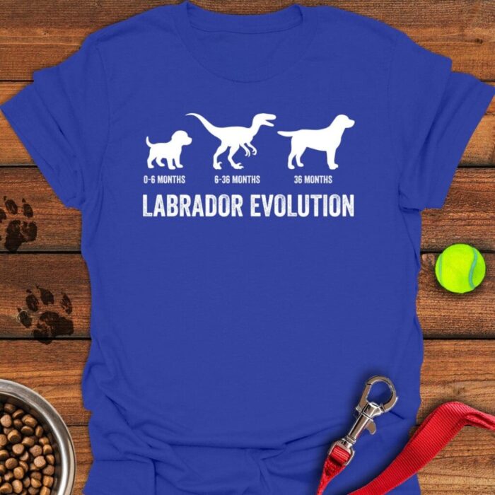 Labrador Evolution T-Shirt Gifts For Labrador Retriever Lovers