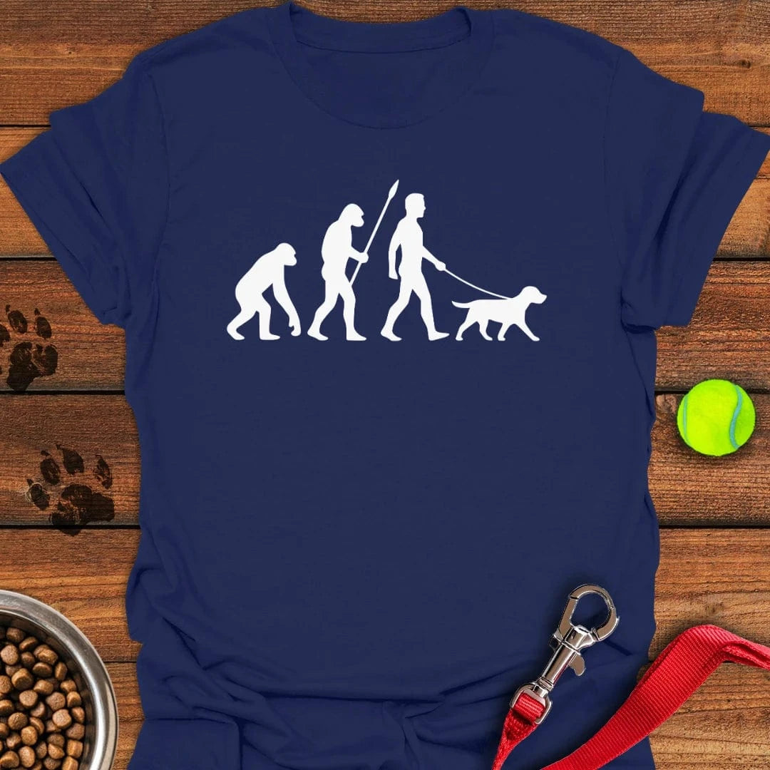 Labrador Evolution Walking T-Shirt Energetic Dog Clothing Good Gifts For Dads