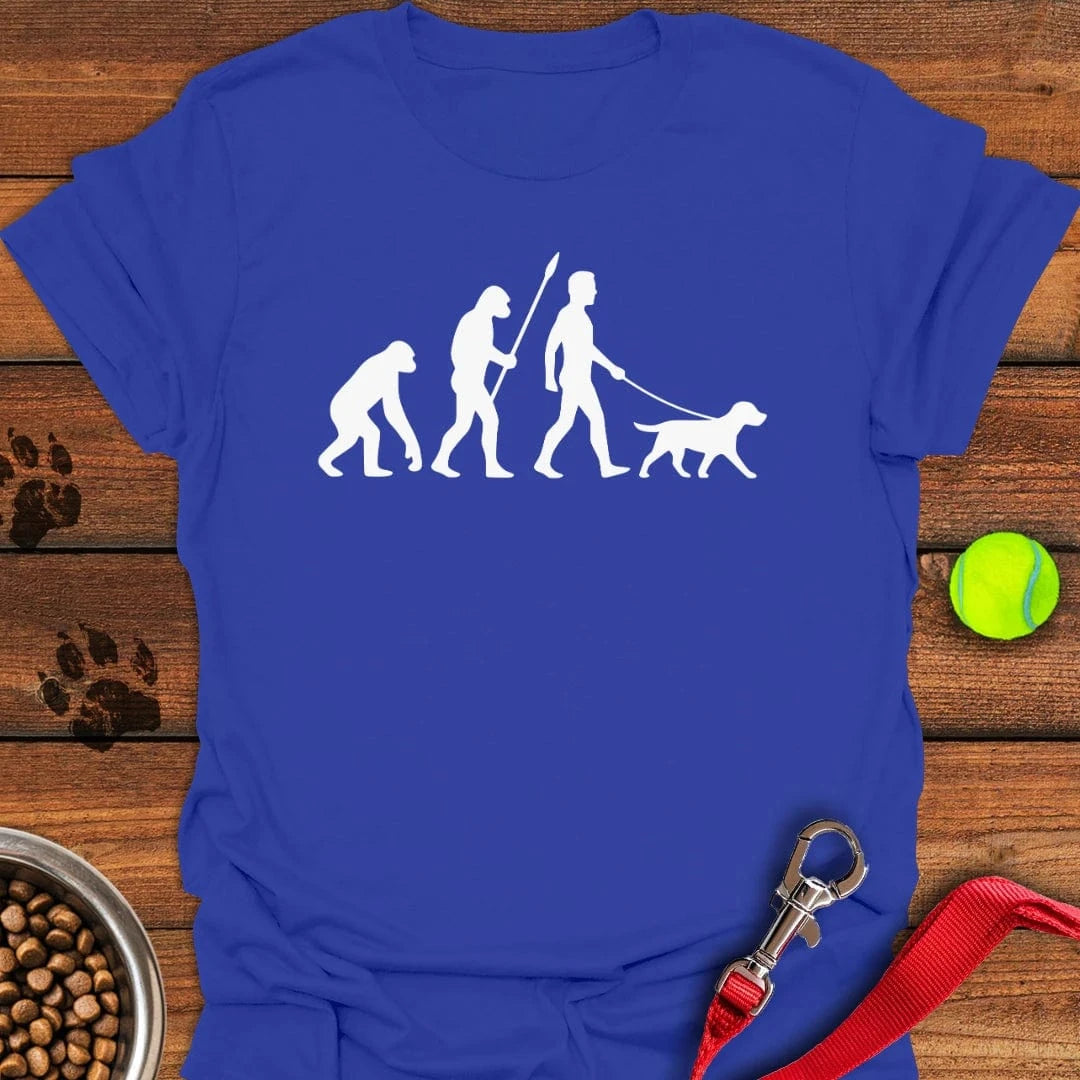 Labrador Evolution Walking T-Shirt Energetic Dog Clothing Good Gifts For Dads