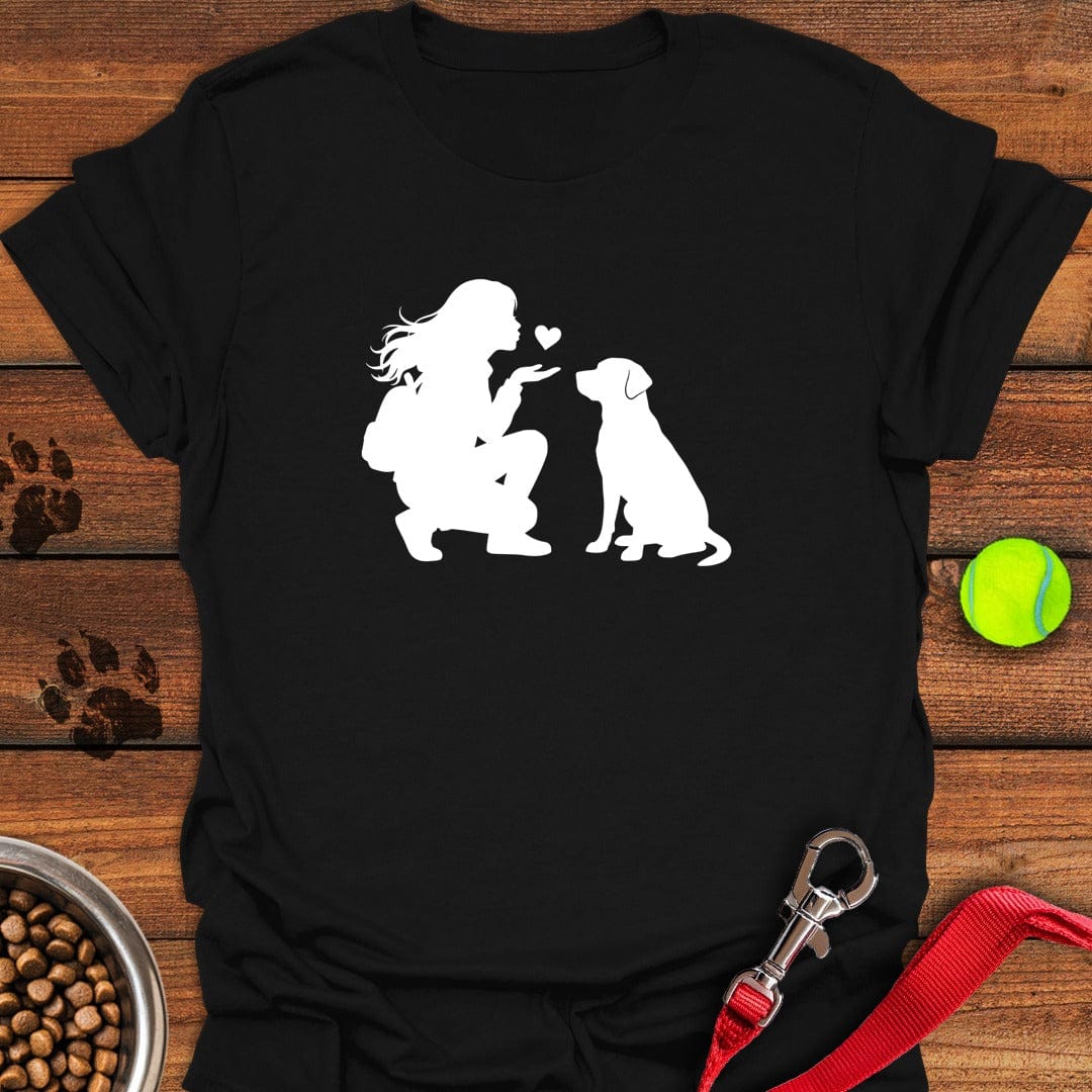 Labrador Girl Love T-Shirt Loyal Dog Apparel Gifts For Dog Lovers