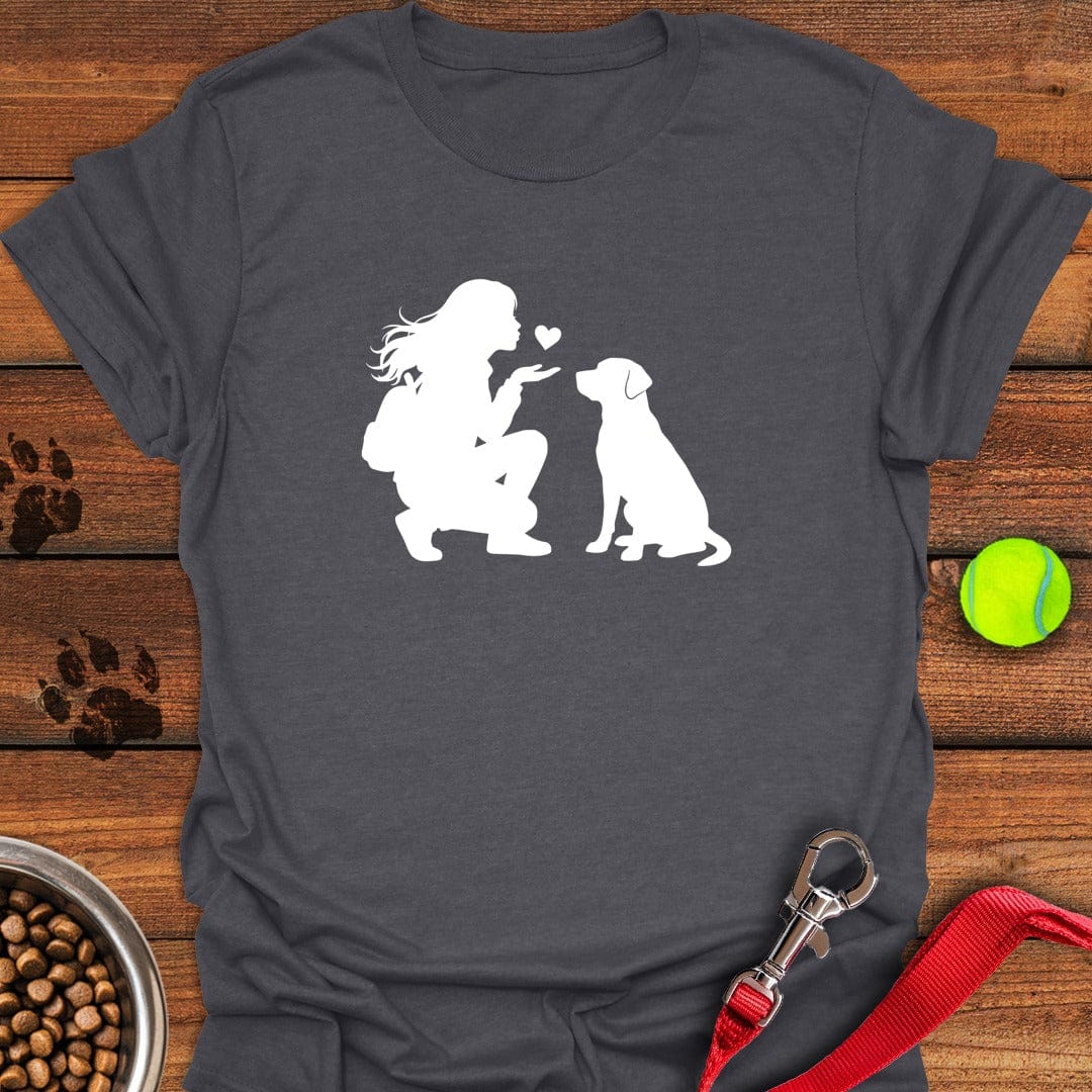 Labrador Girl Love T-Shirt Loyal Dog Apparel Gifts For Dog Lovers