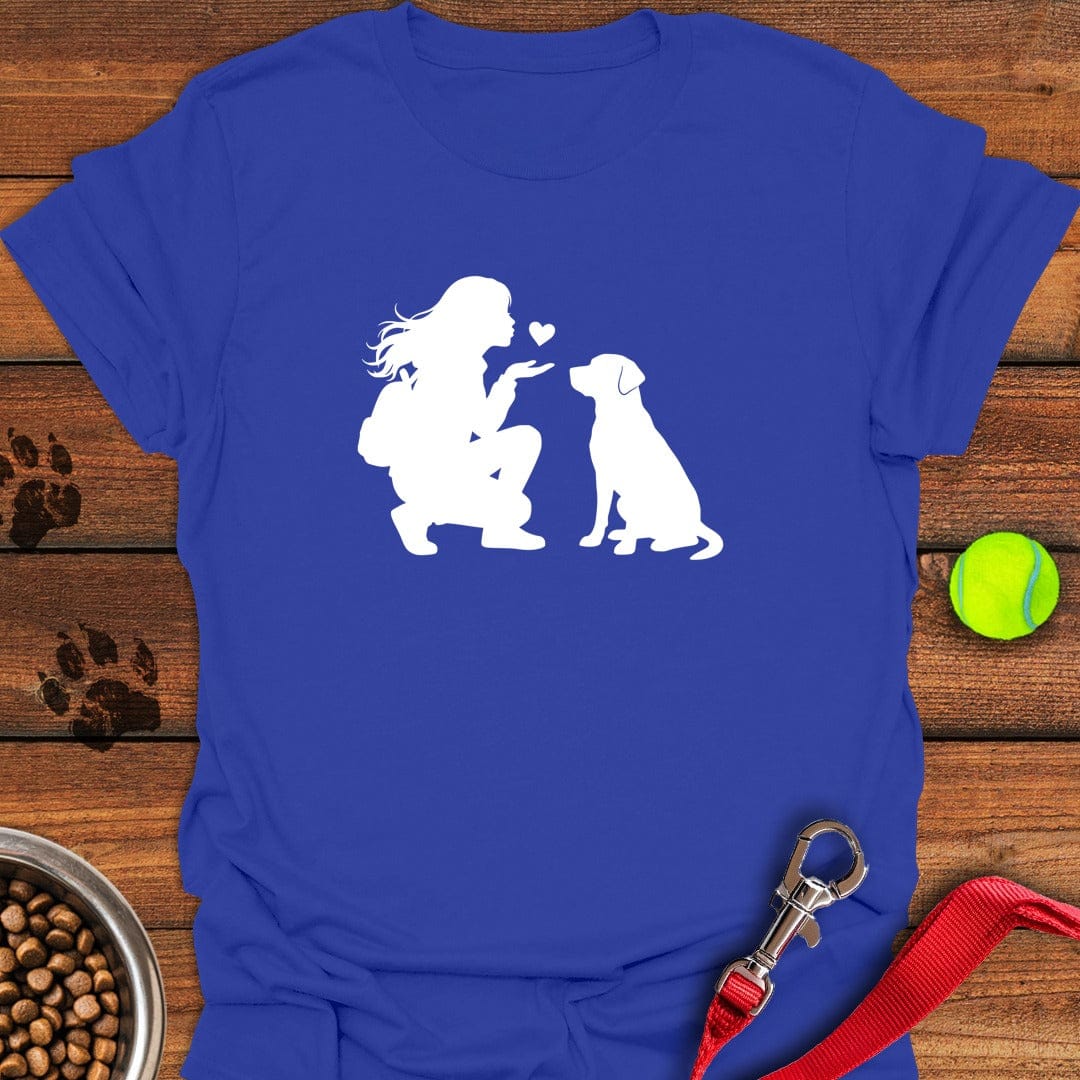 Labrador Girl Love T-Shirt Loyal Dog Apparel Gifts For Dog Lovers