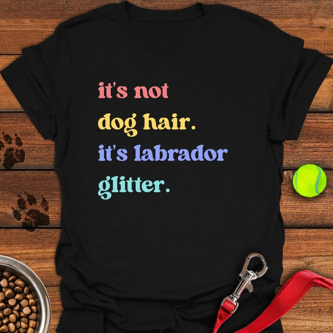 Labrador Glitter T-Shirt Lucky Dog Clothing Best Father's Day Gifts