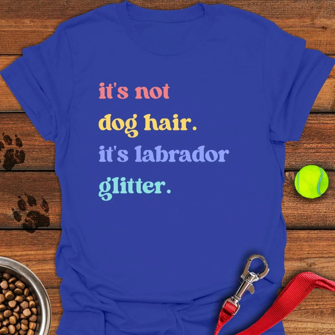 Labrador Glitter T-Shirt Lucky Dog Clothing Best Father's Day Gifts