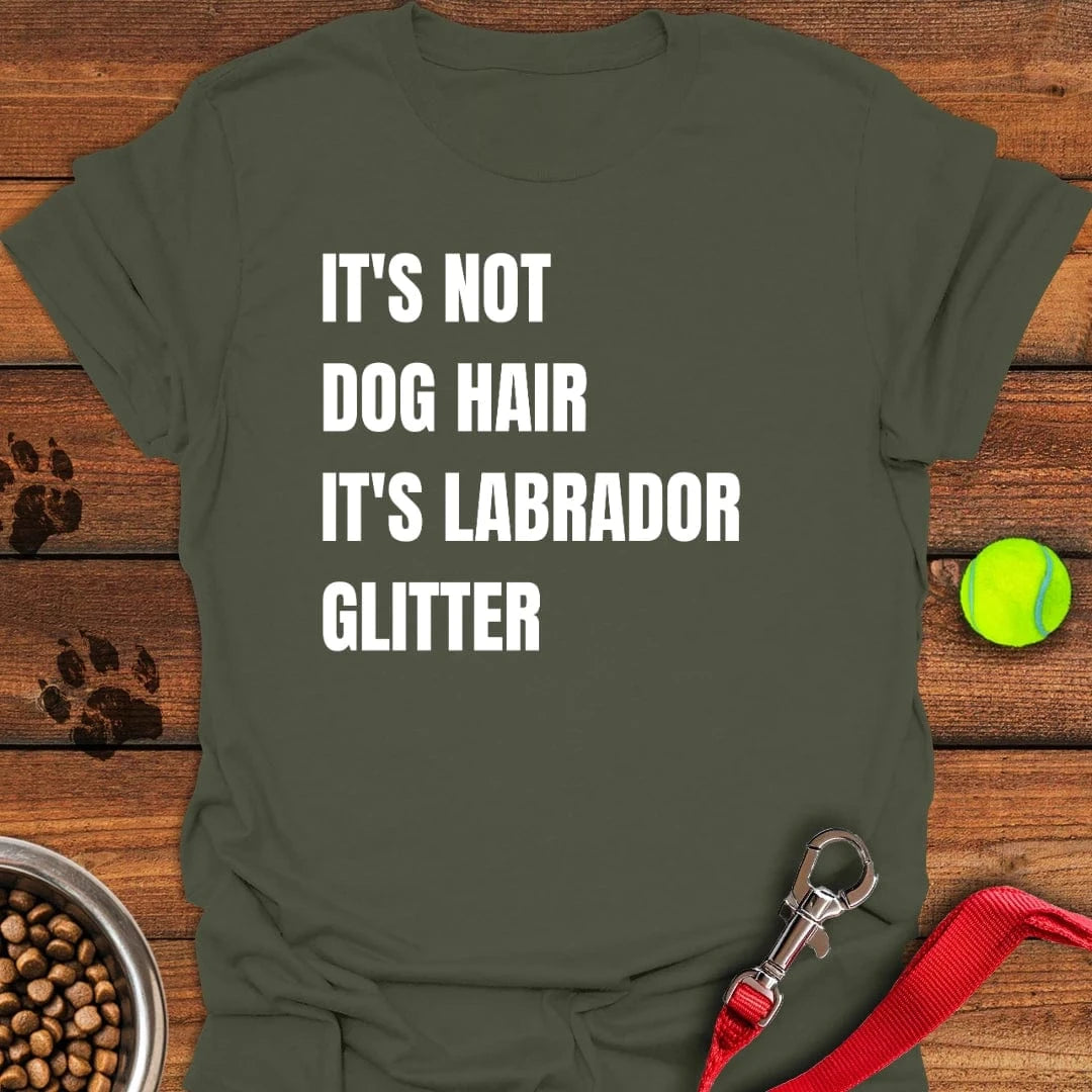 Labrador Glitter T-Shirt Playful Dog Clothes Best Gifts For Dog Pet Lovers
