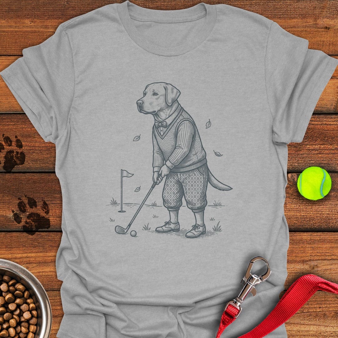 Labrador Golfer T-Shirt Lovely Dog Clothing Mother's Day Gifts From Daughter