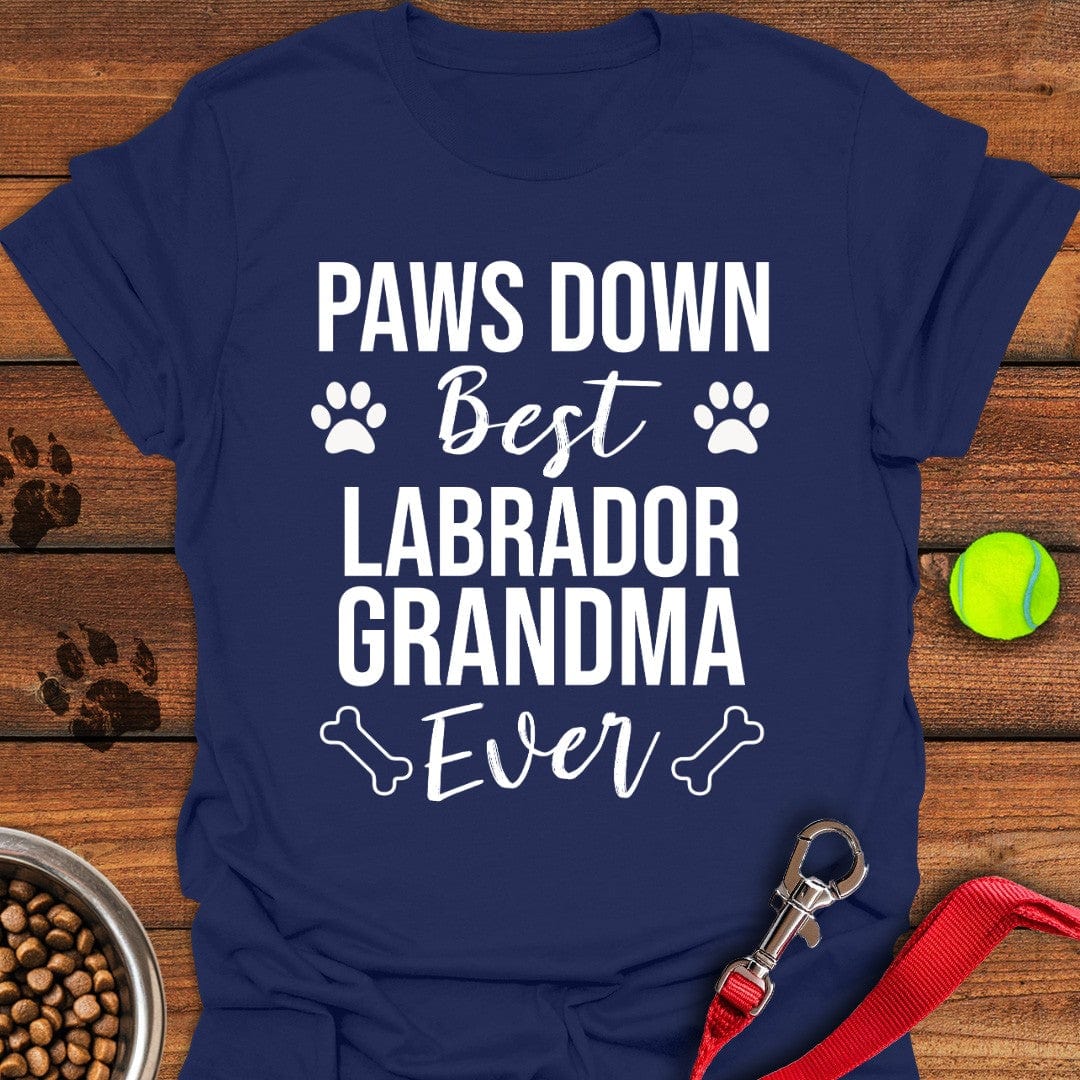 Labrador Grandma T-Shirt Big Dog Clothing Mother's Day Gifts