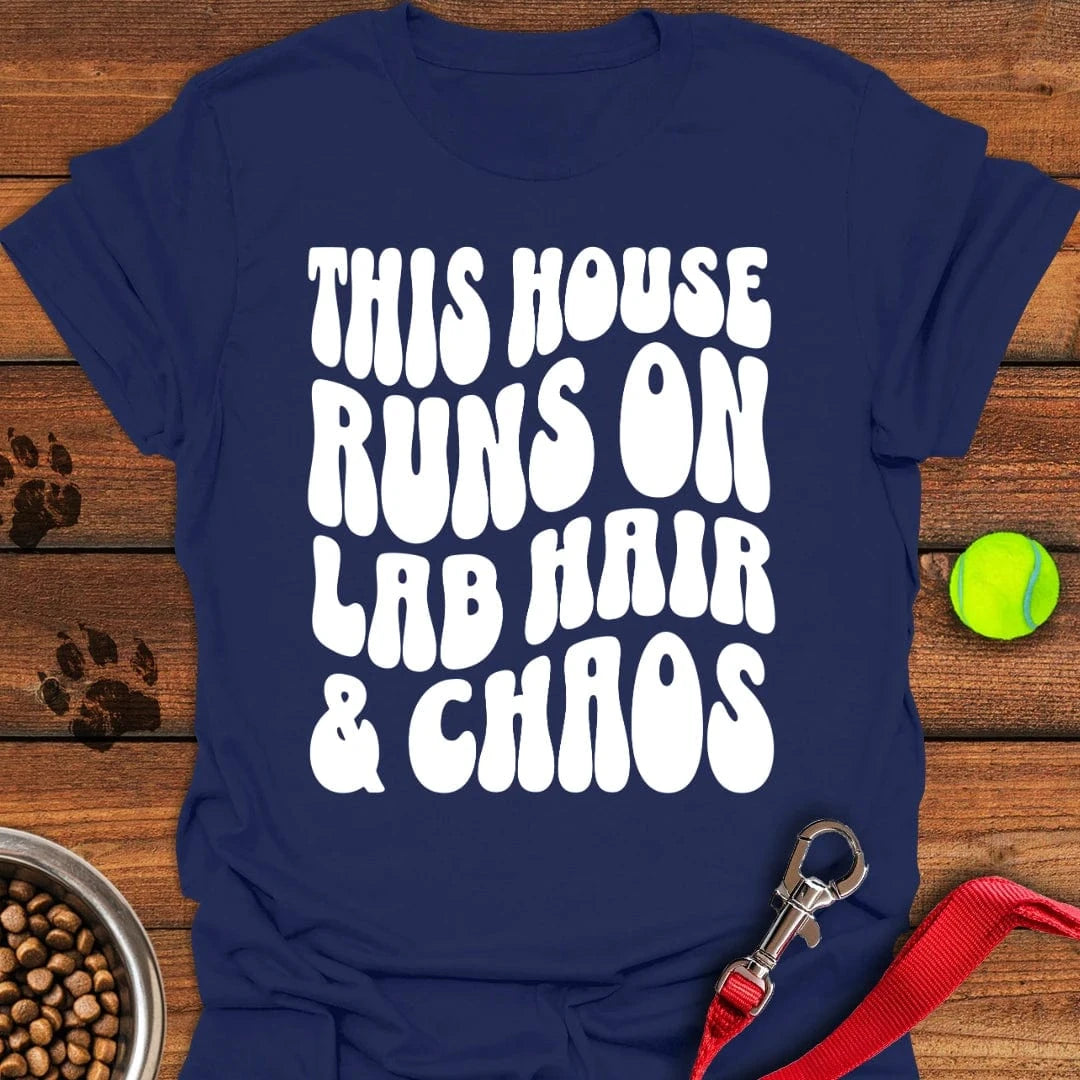 Labrador Hair Funny T-Shirt Gentle Dog Apparel Funny Dog Gifts For Owners