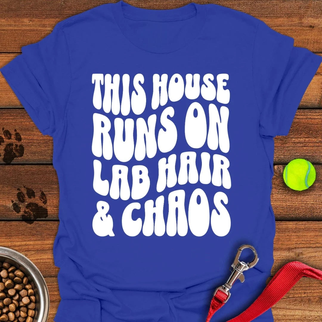 Labrador Hair Funny T-Shirt Gentle Dog Apparel Funny Dog Gifts For Owners