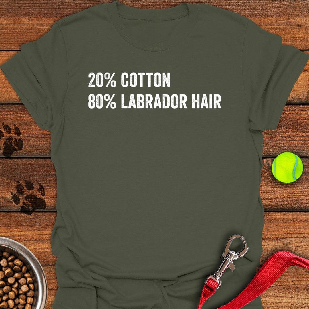 Labrador Hair T-Shirt Stylish Dog Clothes Fathers Day Presents
