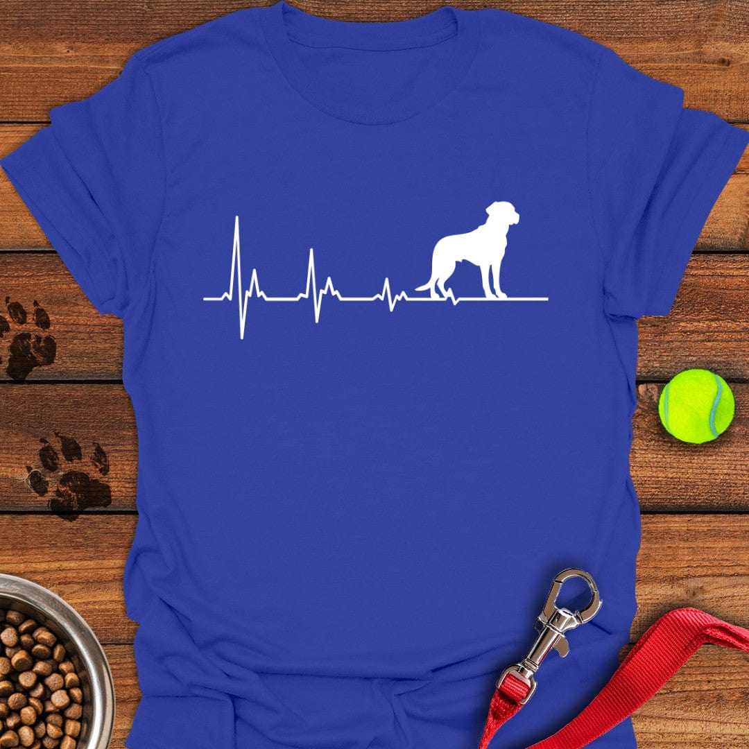 Labrador Heartbeat T-Shirt Wild Dog Clothes Dog Themed Gifts