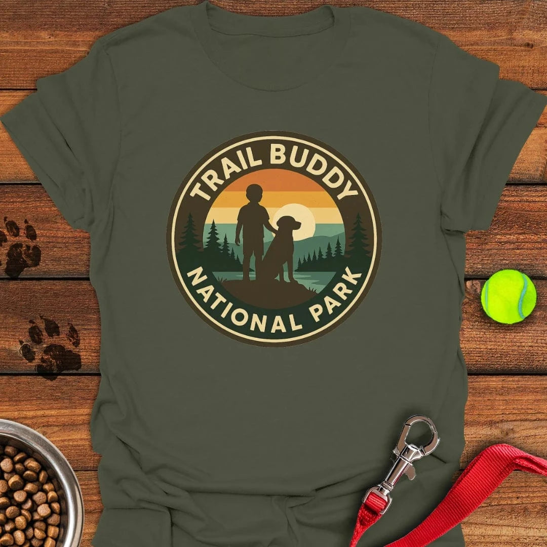 Labrador Hiking National Park T-Shirt Tiny Dog Clothing Dog Dad Fathers Day Gifts