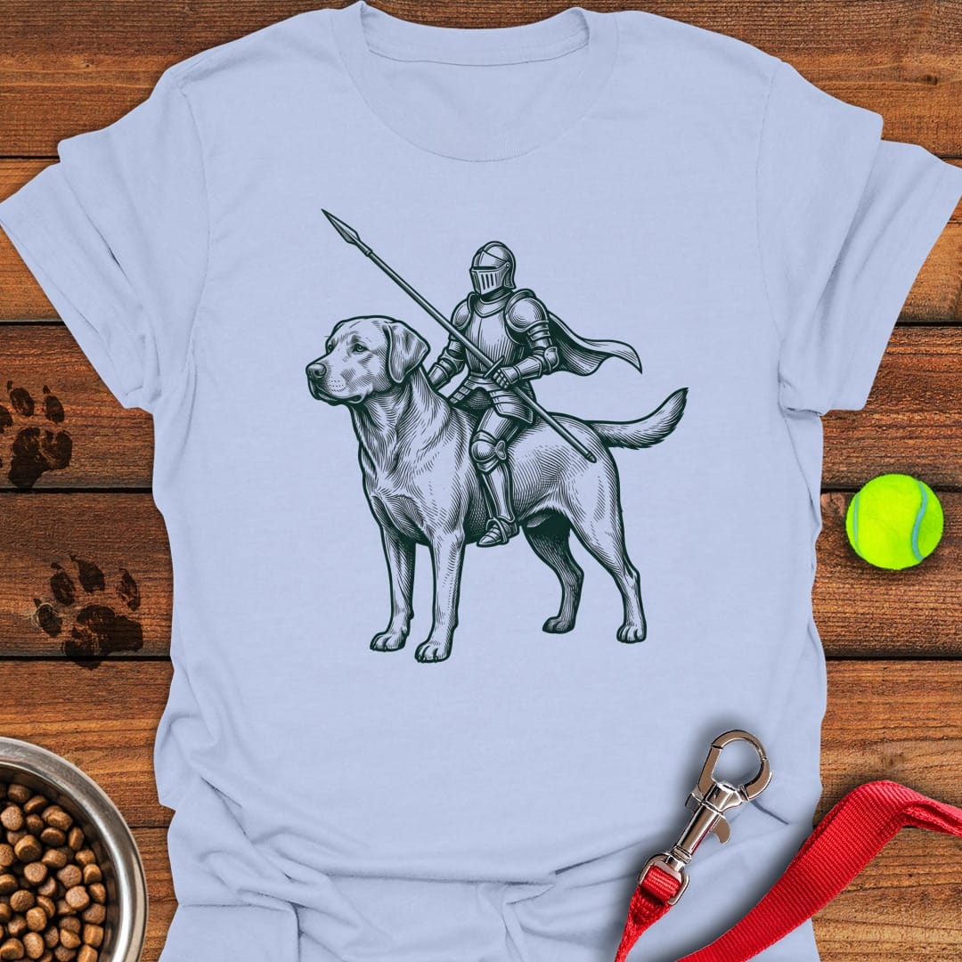 Labrador Knight T-Shirt Shy Dog Clothing Father's Day Gifts For Husband