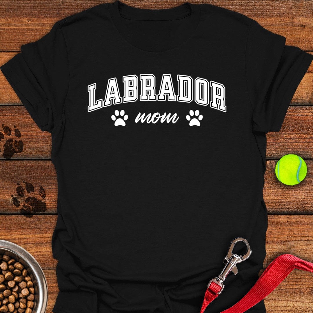 Labrador Mom T-Shirt Lazy Dog Clothes Mother's Day Presents For Mom