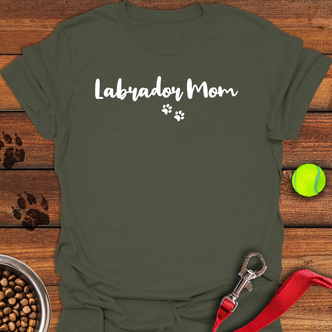 Labrador Mom T-Shirt Wild Dog Clothing Mother's Day Gifts For Wife