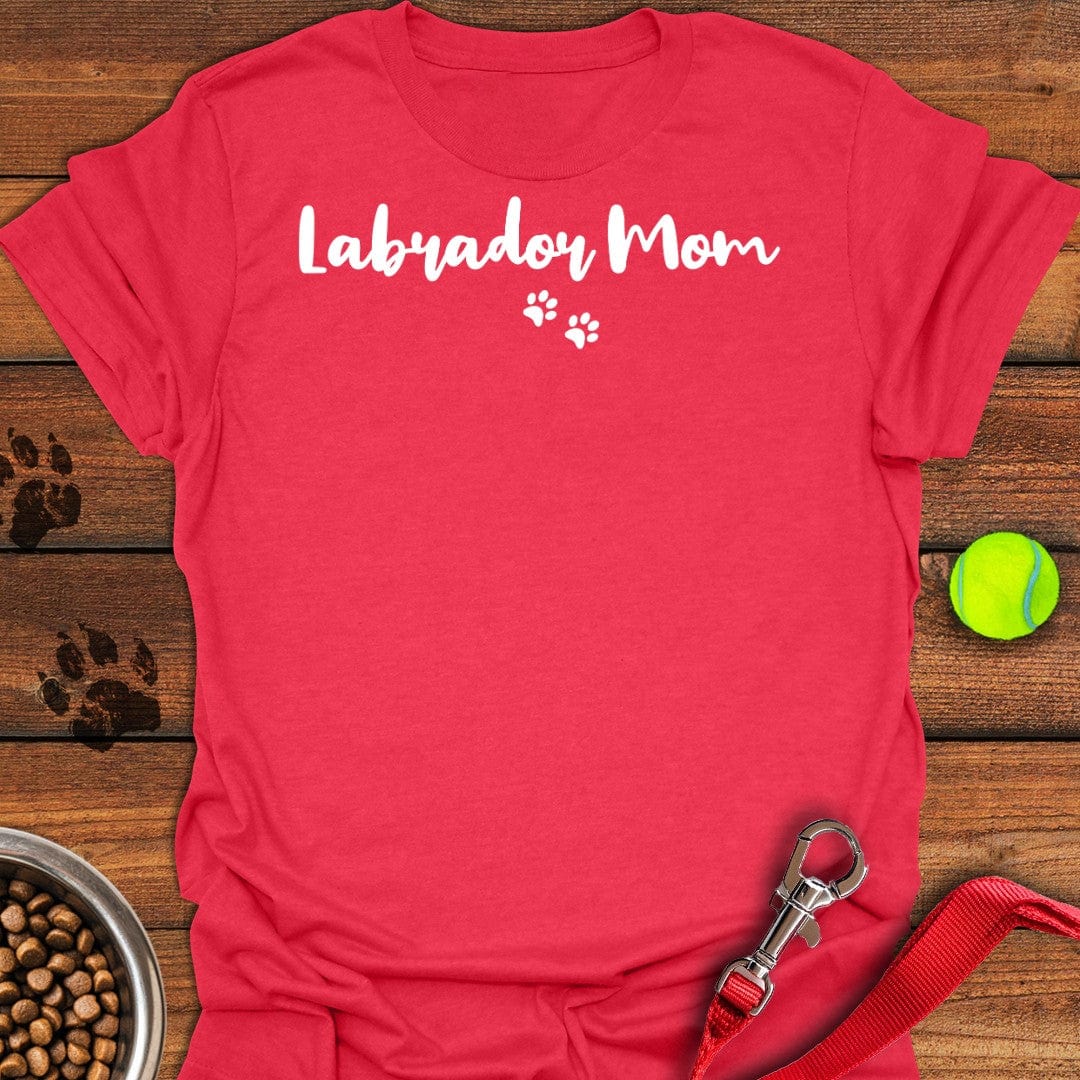 Labrador Mom T-Shirt Wild Dog Clothing Mother's Day Gifts For Wife
