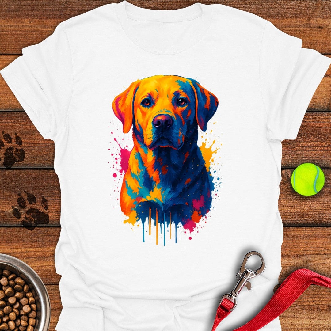 Labrador Painting Graphic T-Shirt Lazy Dog Clothes Awesome Mother's Day Gifts For Mom