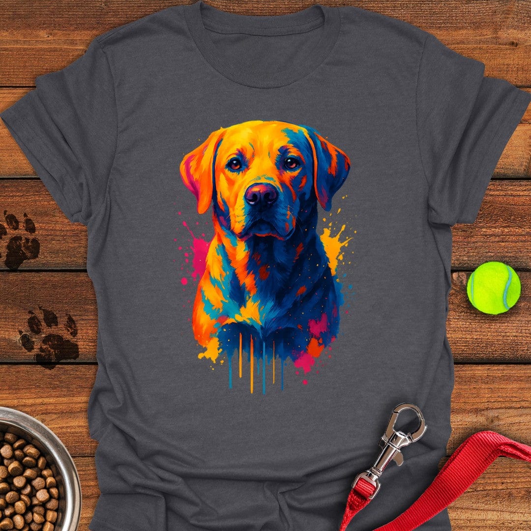 Labrador Painting Graphic T-Shirt Lazy Dog Clothes Awesome Mother's Day Gifts For Mom