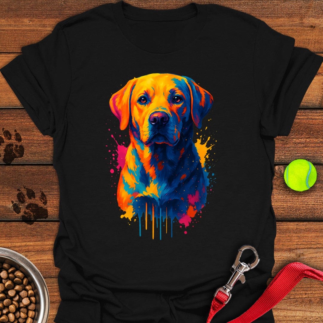 Labrador Painting Graphic T-Shirt Lazy Dog Clothes Awesome Mother's Day Gifts For Mom