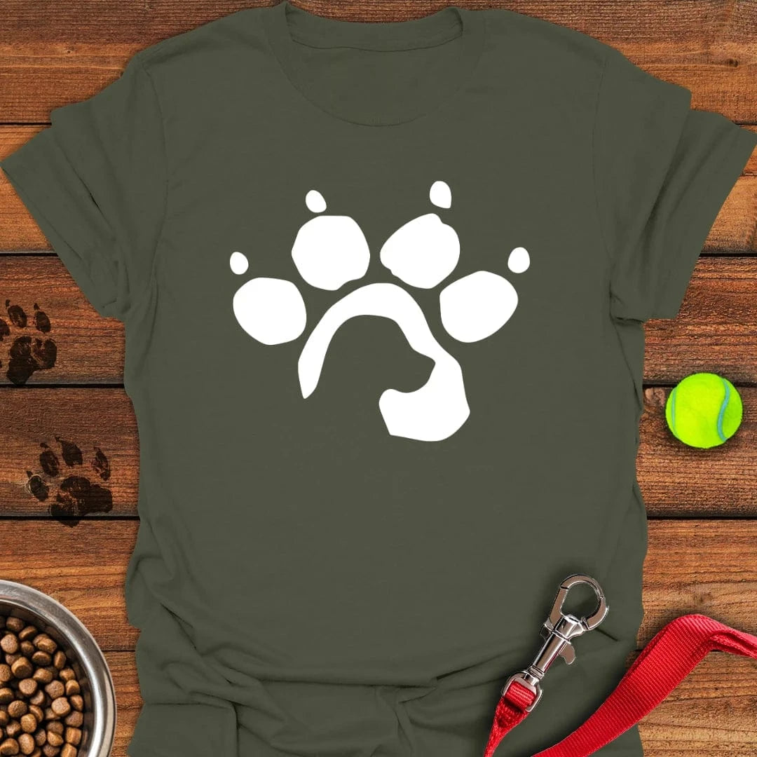 Labrador Paw T-Shirt Proud Dog Apparel Useful Gifts For Dad