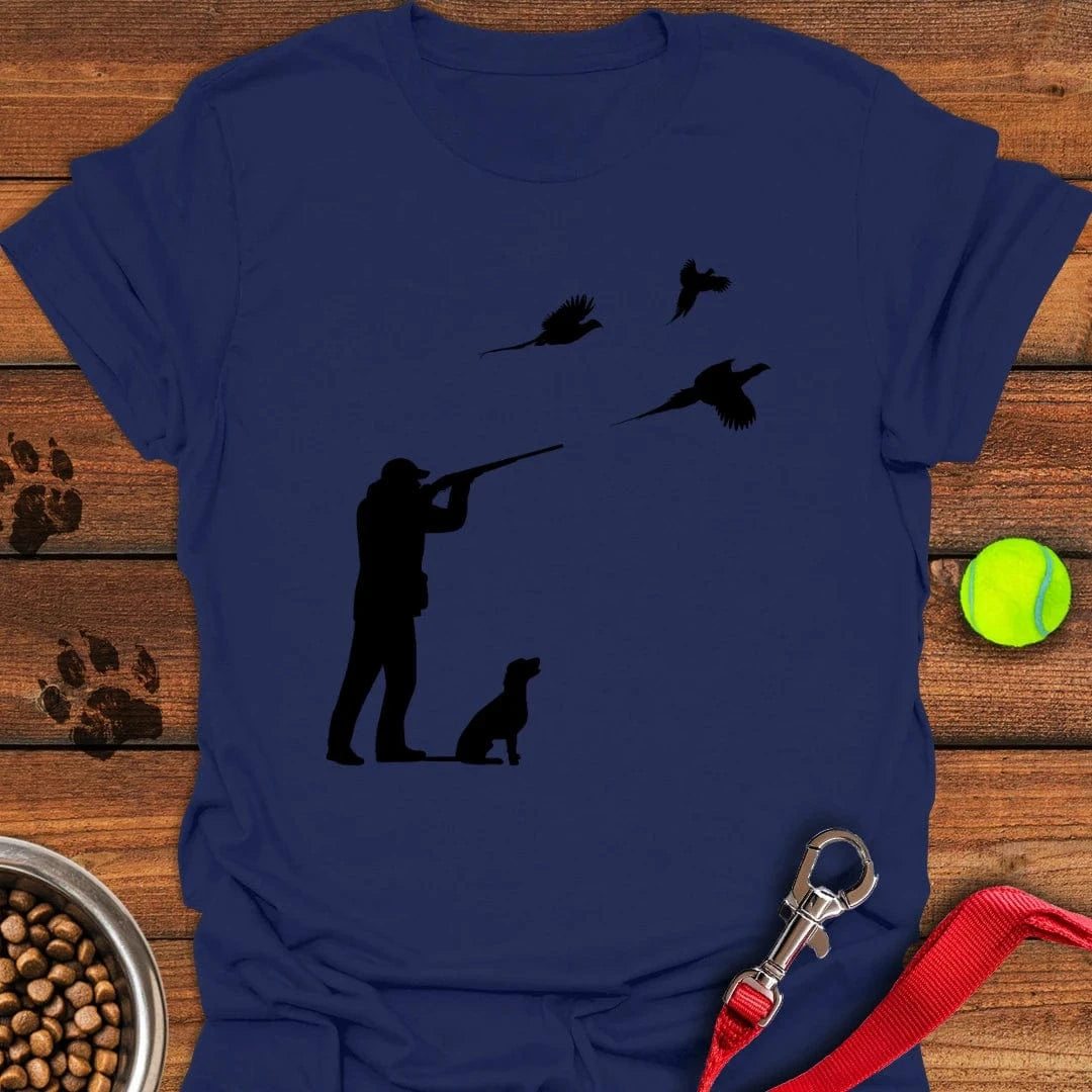 Labrador Pheasant Hunting T-Shirt Shy Dog Clothes Best Gifts For Dog Pet Lovers