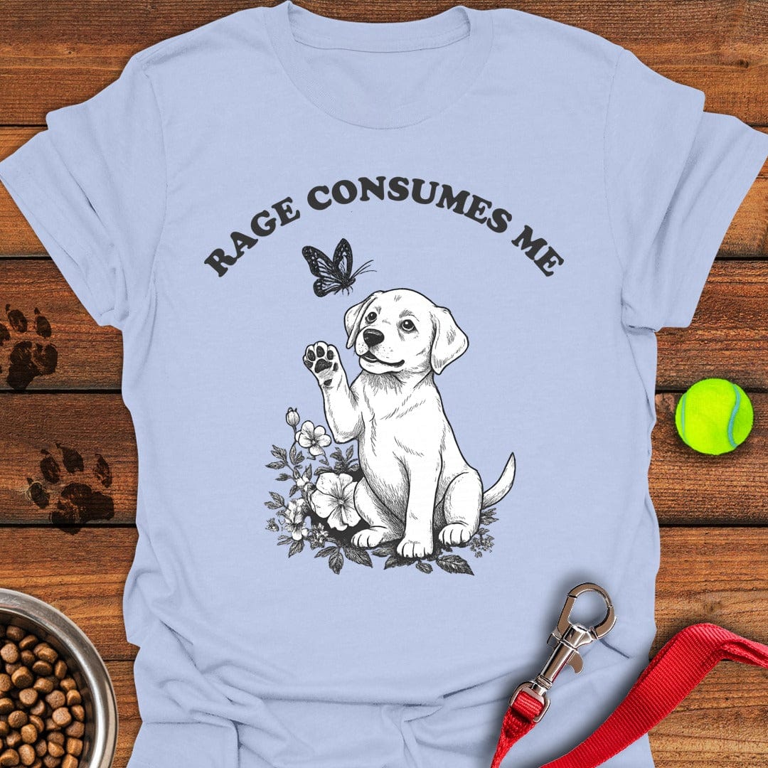 Labrador Rage T-Shirt Sleepy Dog Apparel Dog Mom Merchandise