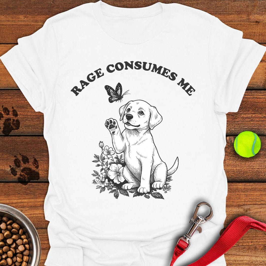 Labrador Rage T-Shirt Sleepy Dog Apparel Dog Mom Merchandise