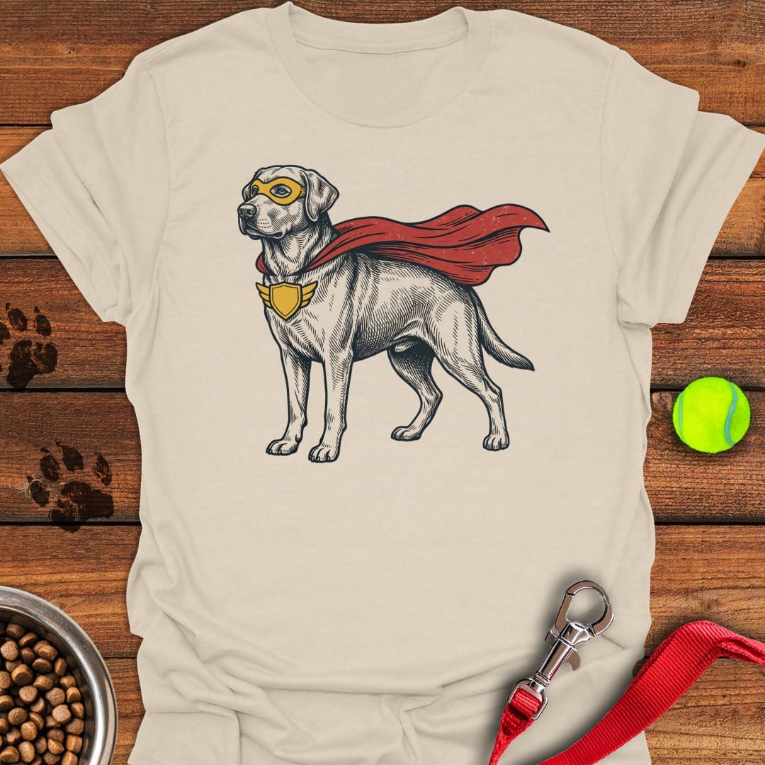 Labrador Superhero T-Shirt Funny Dog Apparel Unique Gifts For Mom