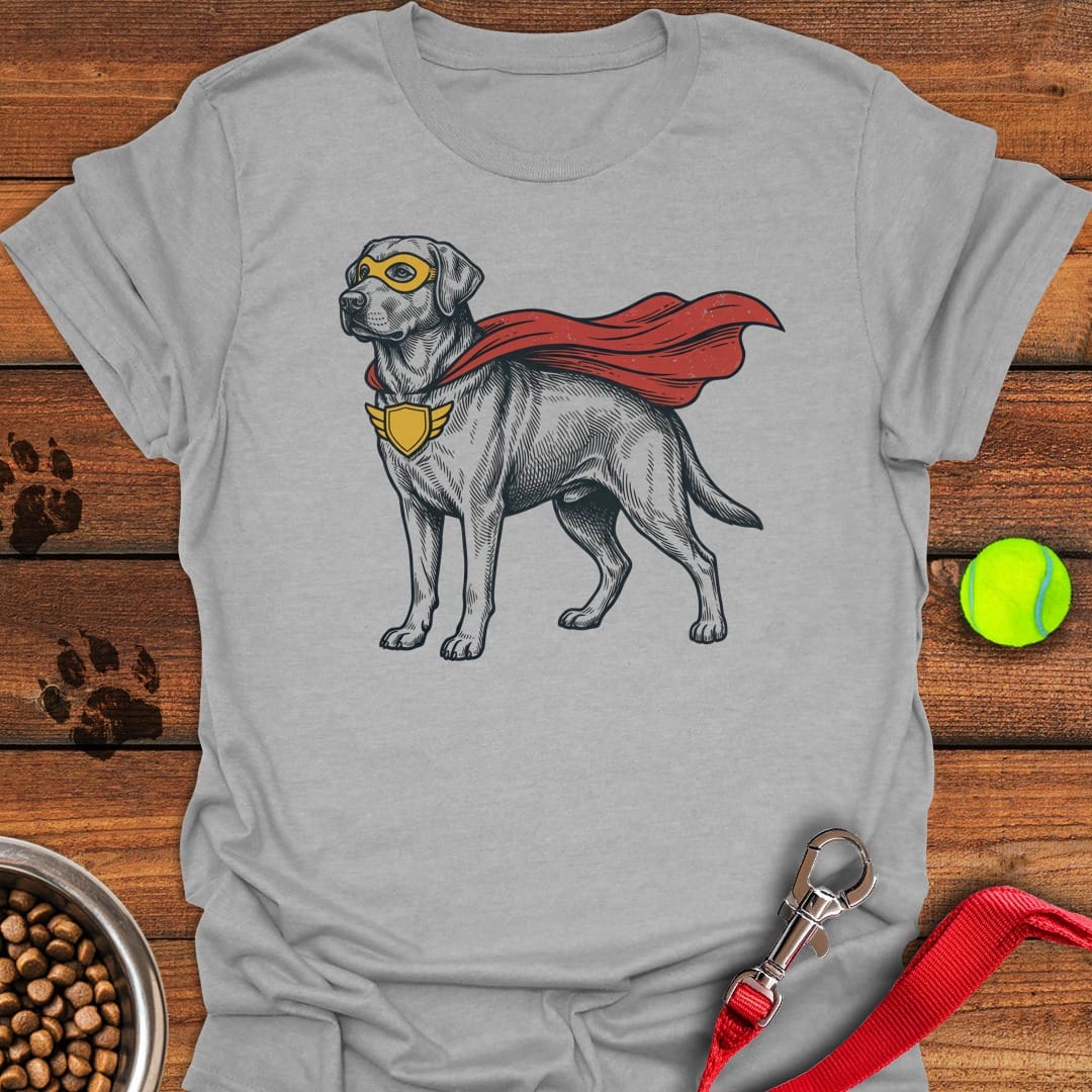 Labrador Superhero T-Shirt Funny Dog Apparel Unique Gifts For Mom