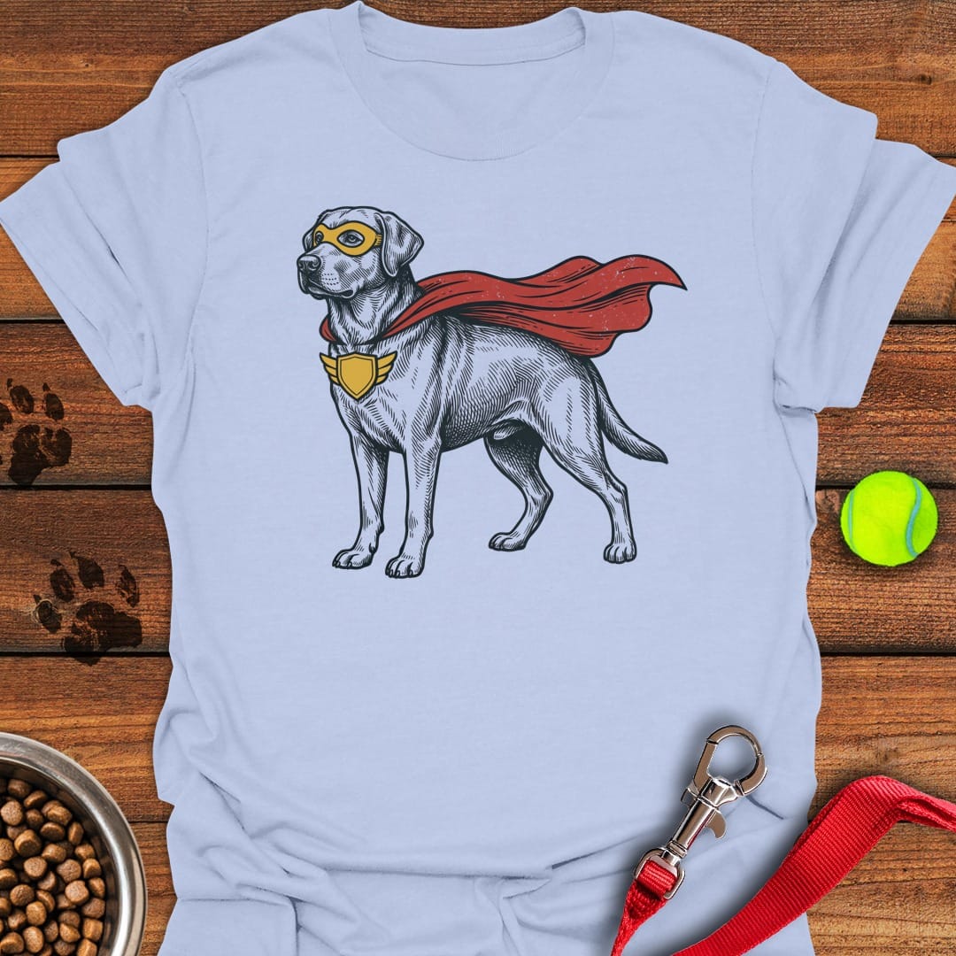 Labrador Superhero T-Shirt Funny Dog Apparel Unique Gifts For Mom
