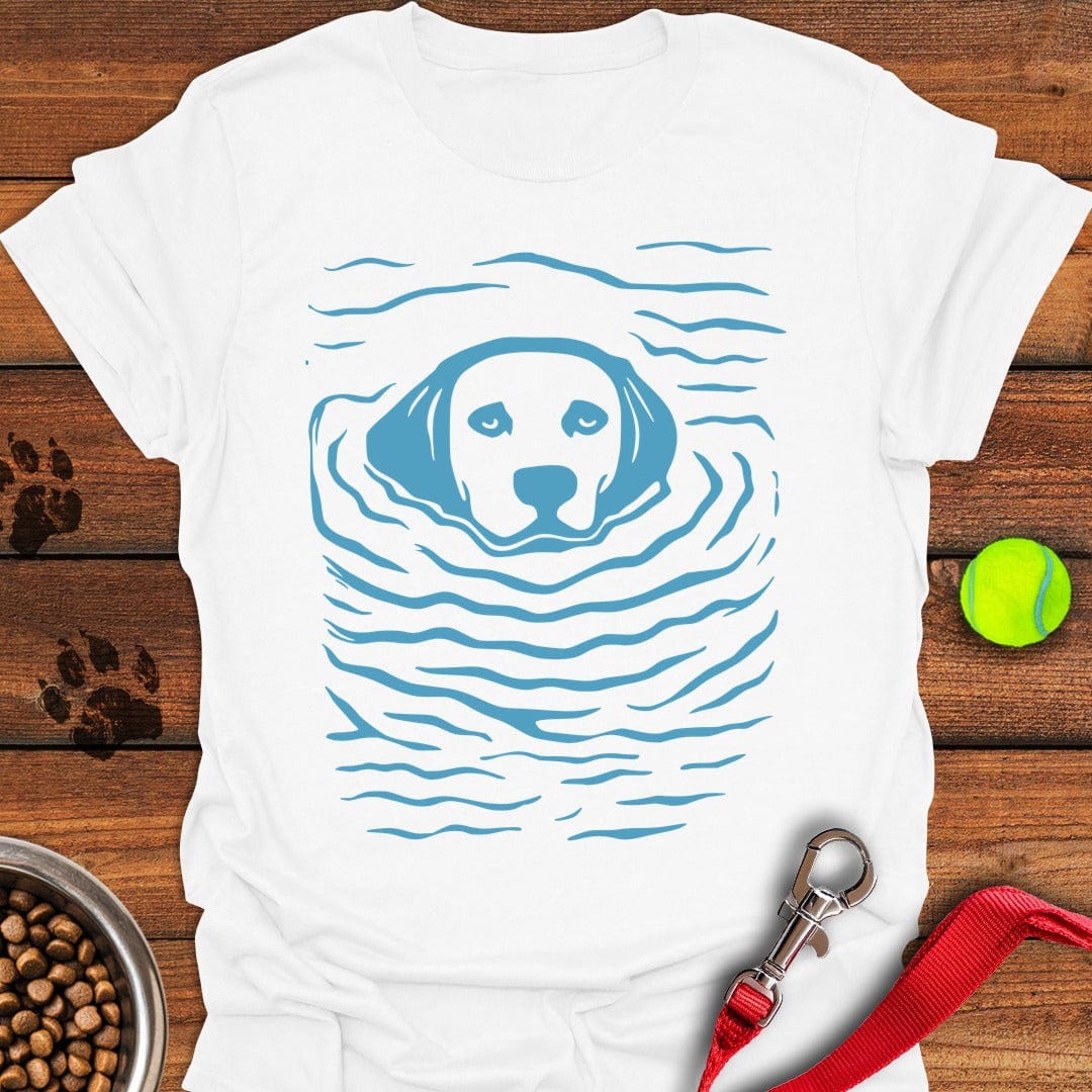 Labrador Swimming T-Shirt Sassy Dog Clothing Unique Dog Gifts