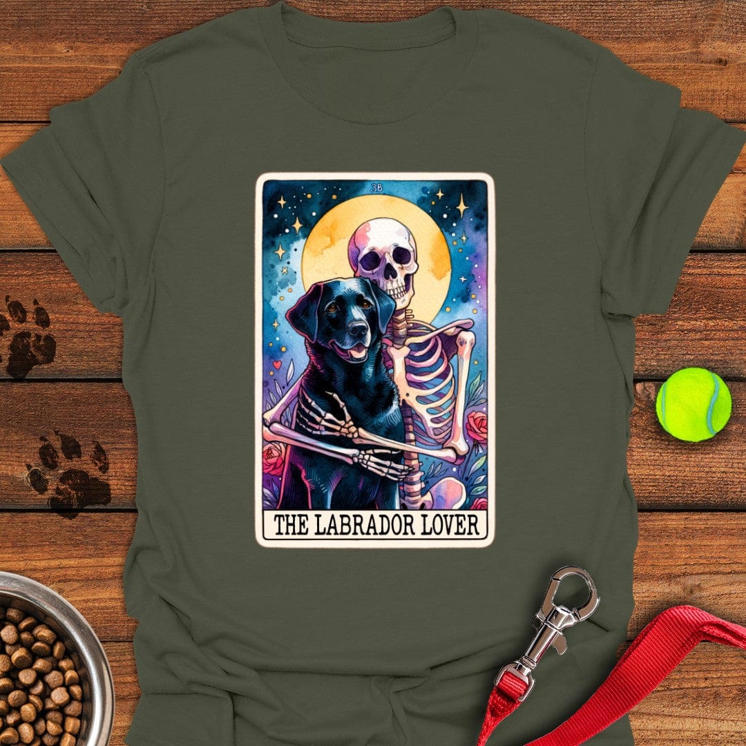 Labrador Tarot Card T-Shirt Smart Dog Clothing Funny Gifts For Dog Lovers