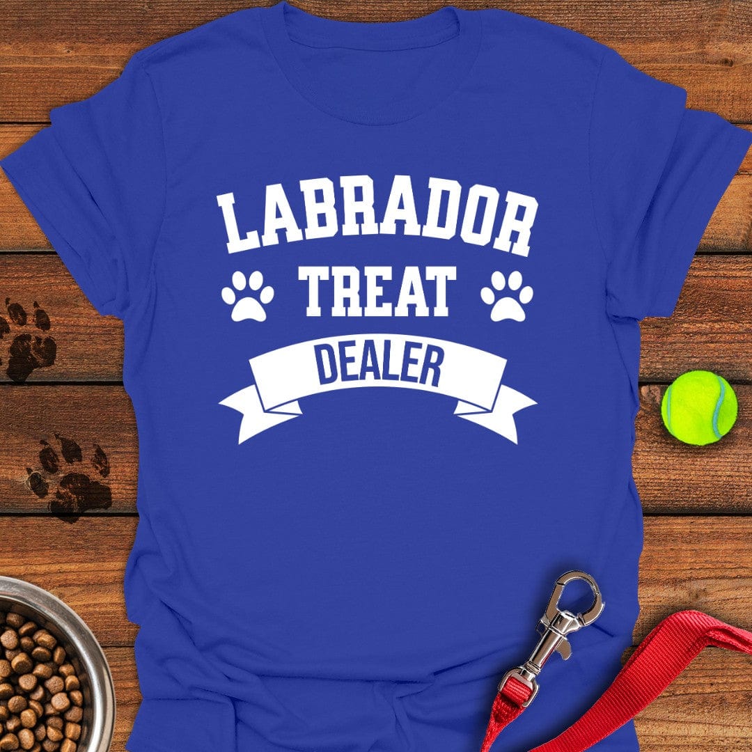 Labrador Treat Dealer T-Shirt Cool Dog Apparel Dog Gift Ideas For Dog Owners