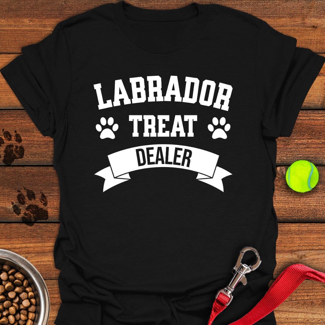 Labrador Treat Dealer T-Shirt Cool Dog Apparel Dog Gift Ideas For Dog Owners