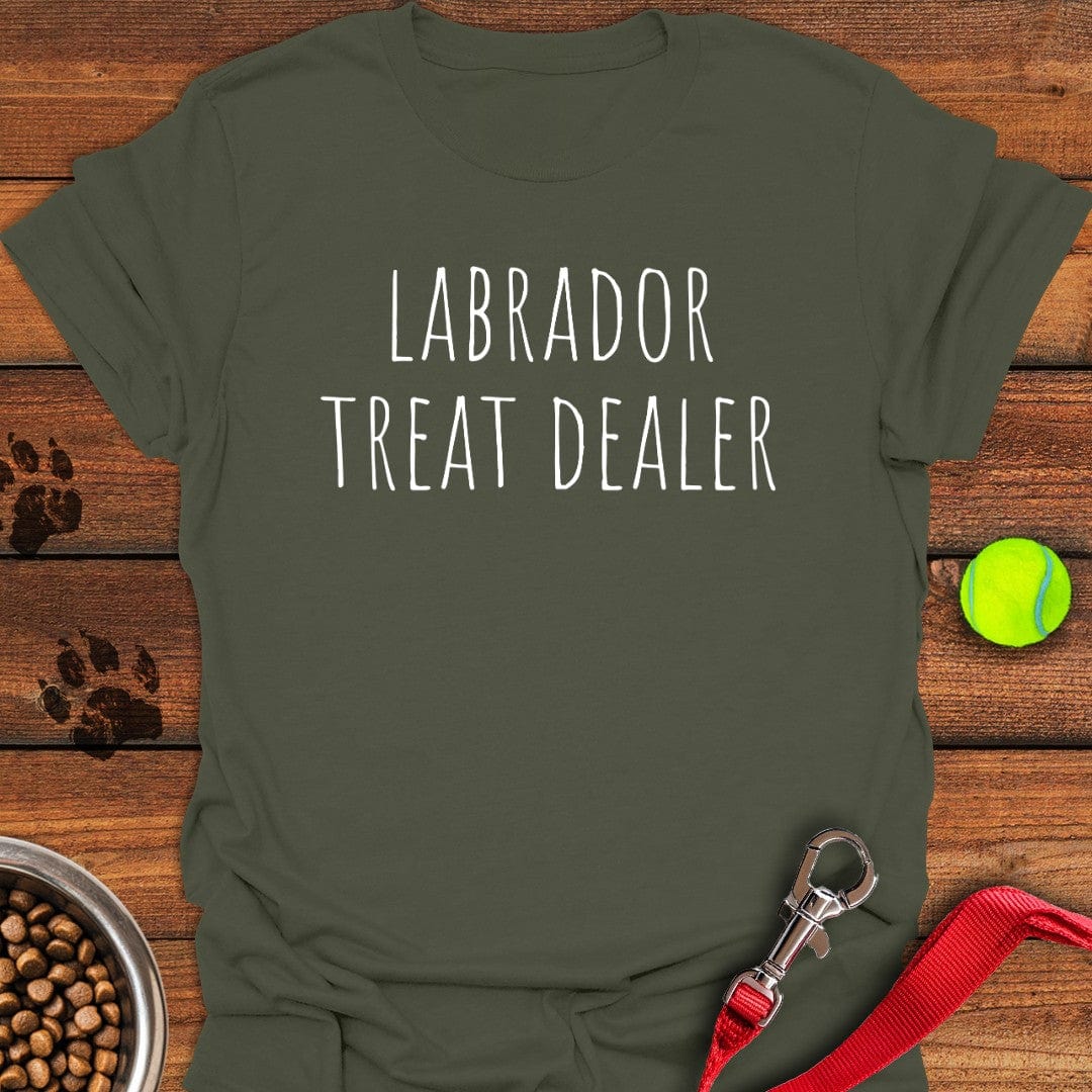 Labrador Treat Dealer T-Shirt Fancy Dog Apparel Mother's Day Gifts For Daughter