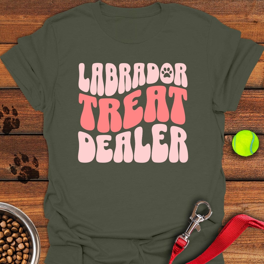 Labrador Treat Dealer T-Shirt Lovely Dog Clothing Gifts For Dog Owners