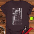 Labrador USA Flag T-Shirt 4th Of July Shirt Presents For Labrador Lovers