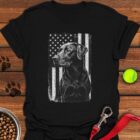 Labrador USA Flag T-Shirt 4th Of July Shirt Presents For Labrador Lovers
