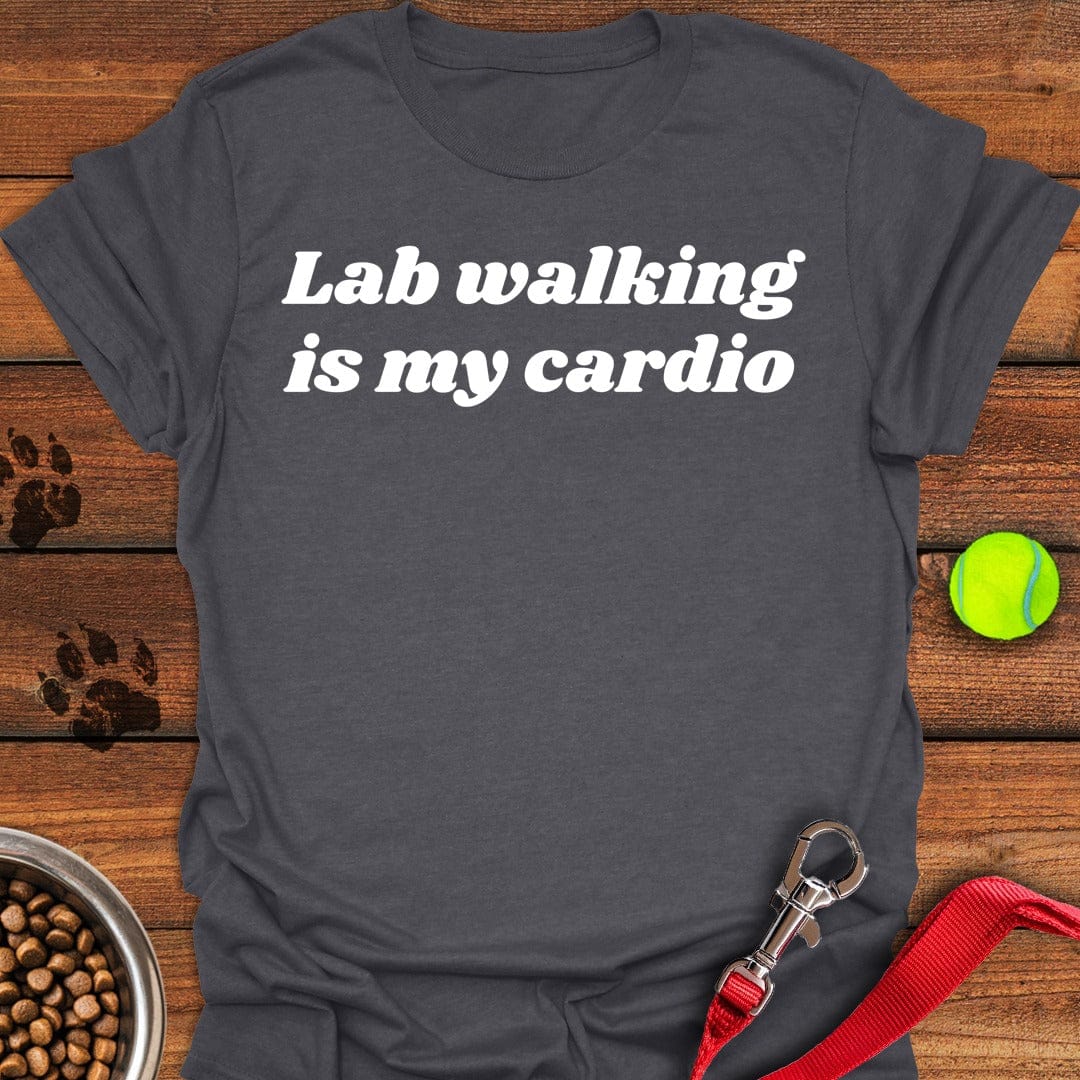 Labrador Walking T-Shirt Cool Dog Apparel Mother's Day Presents For Grandma