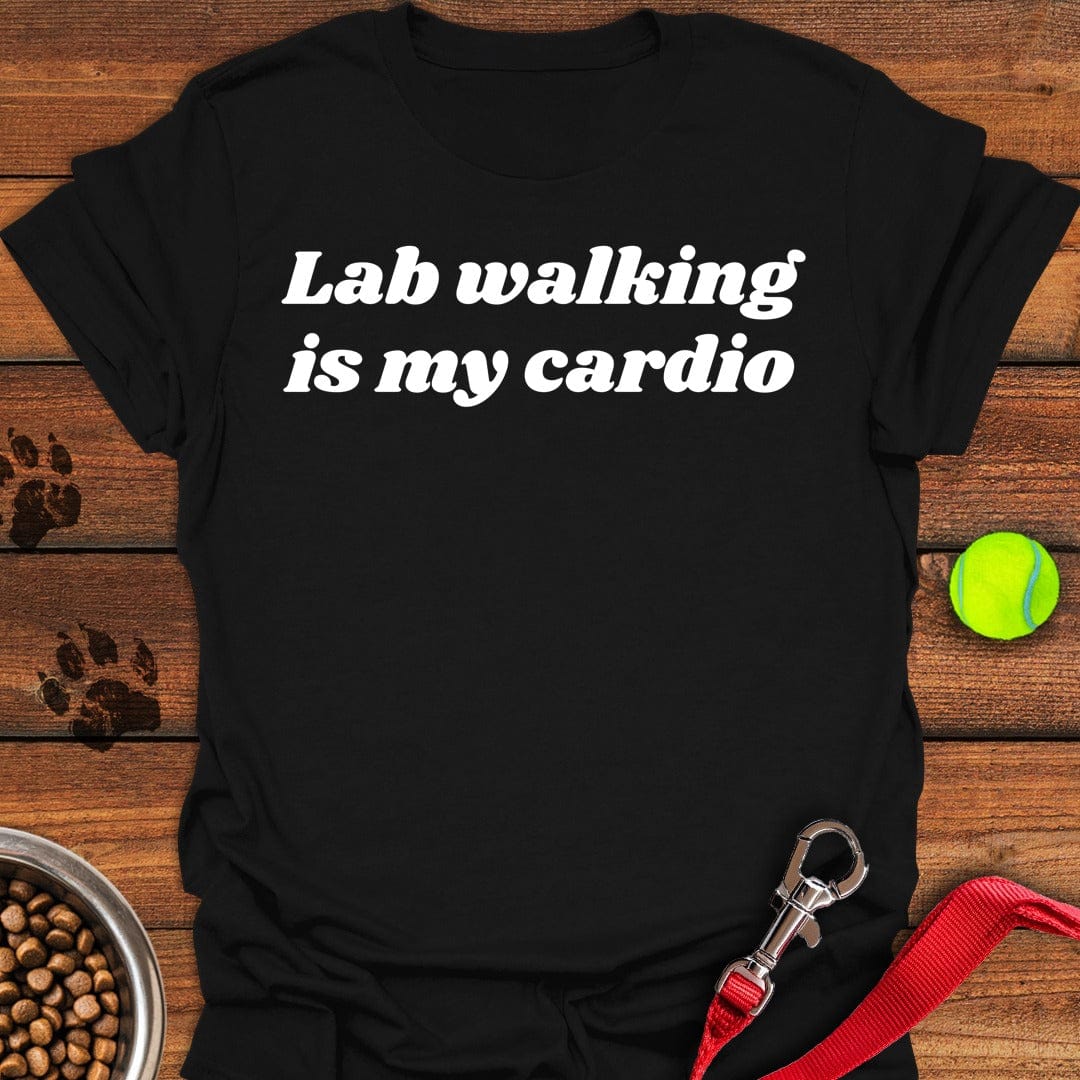Labrador Walking T-Shirt Cool Dog Apparel Mother's Day Presents For Grandma