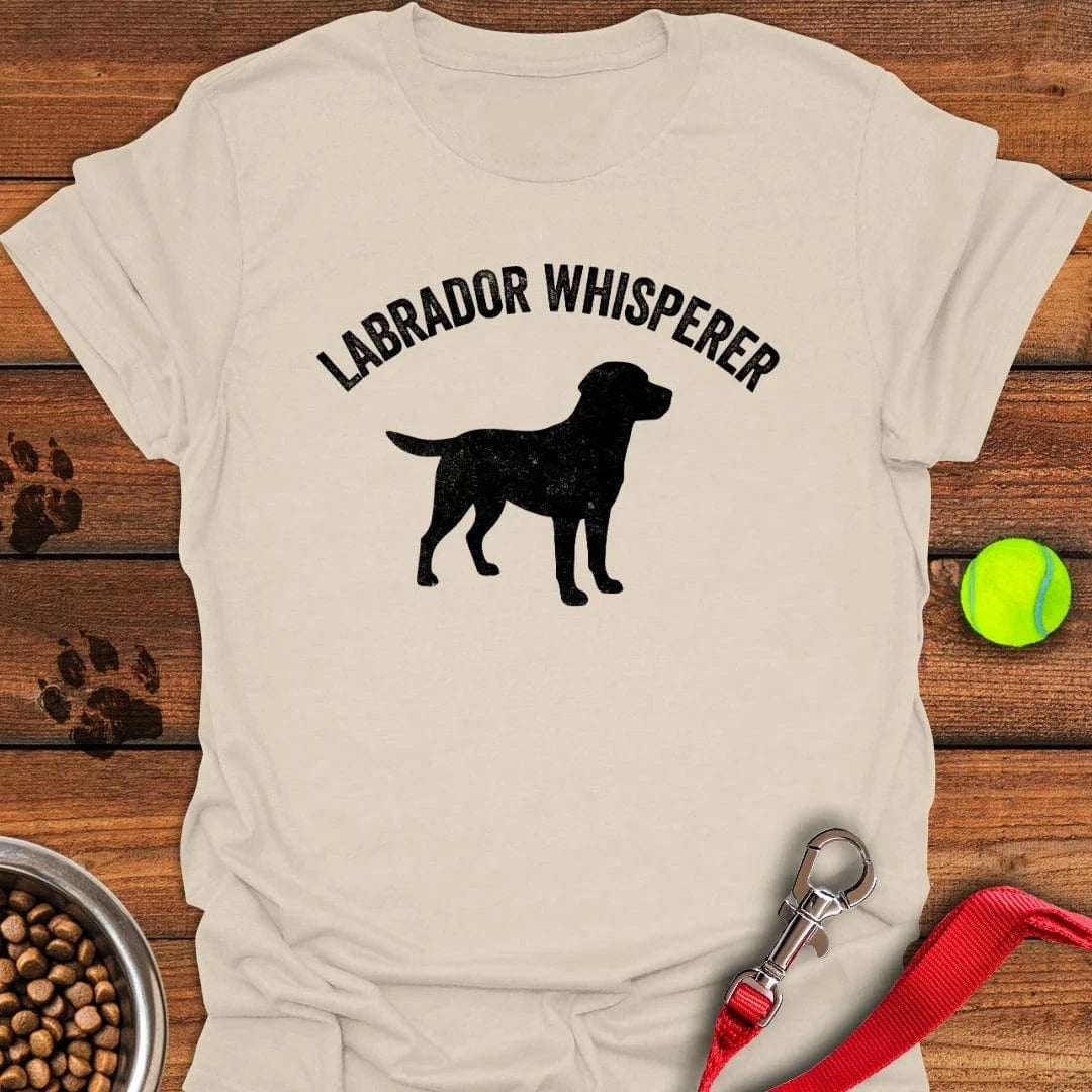 Labrador Whisperer T-Shirt Happy Dog Clothing Cool Gifts For Dog Lovers