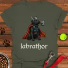 Labrathor Black Labrador T-Shirt Best Gifts For Black Lab Lovers