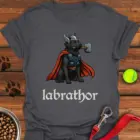 Labrathor Black Labrador T-Shirt Best Gifts For Black Lab Lovers