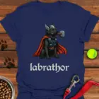Labrathor Black Labrador T-Shirt Best Gifts For Black Lab Lovers